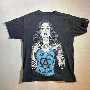 Vintage FATAL Clothing Tattooed Girl Graphic T-Shirt
